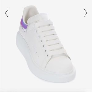 Alexander McQueen Iridescent Leather Sneakers 36 1/2